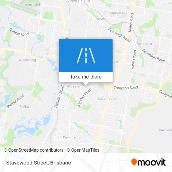 Stavewood Street map