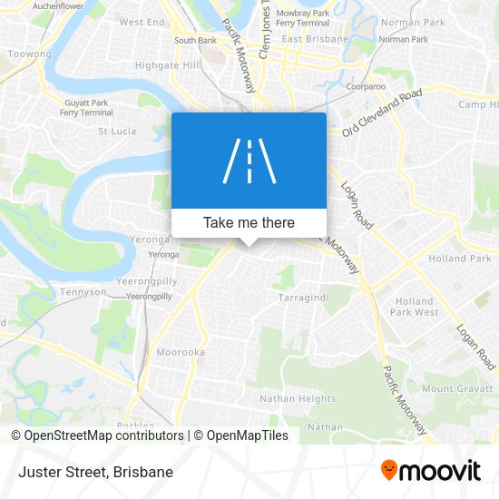 Juster Street map