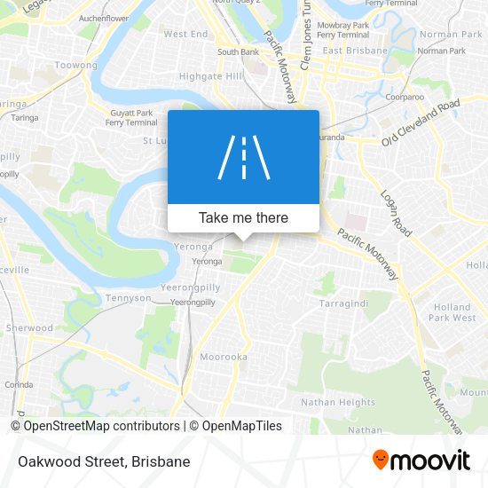 Oakwood Street map
