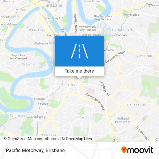 Pacific Motorway map