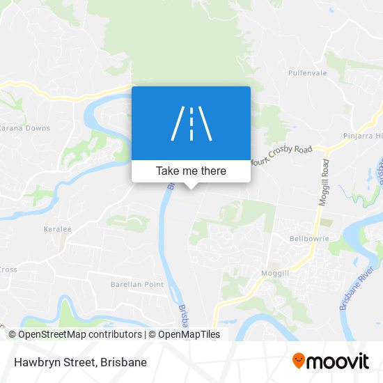 Hawbryn Street map