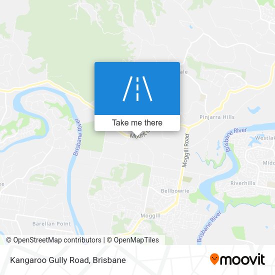 Kangaroo Gully Road map