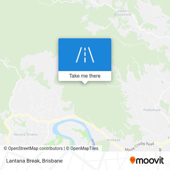 Lantana Break map