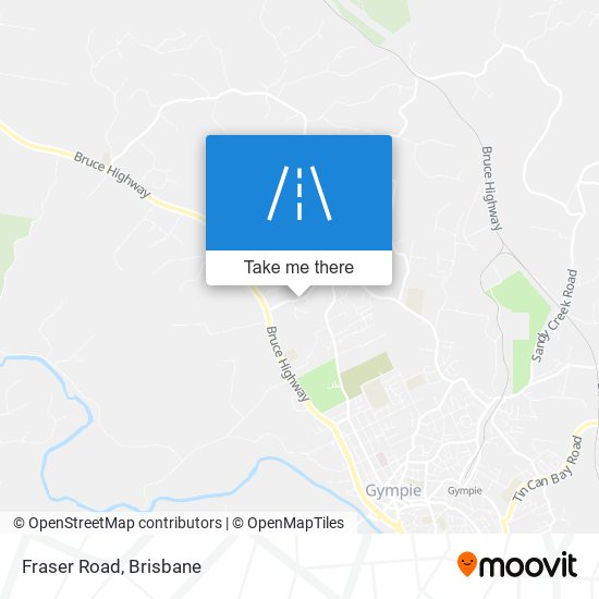 Fraser Road map