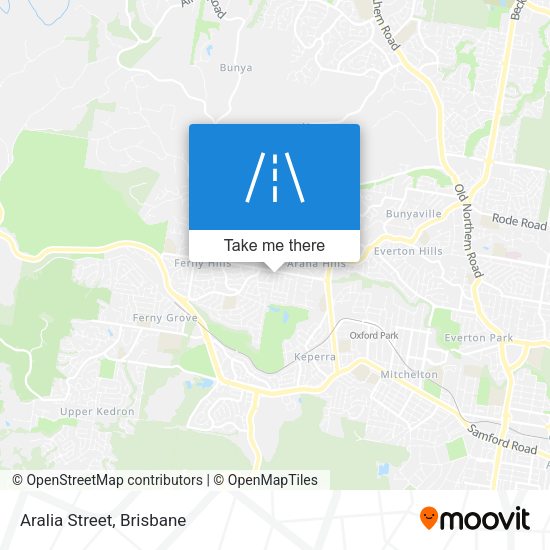 Aralia Street map