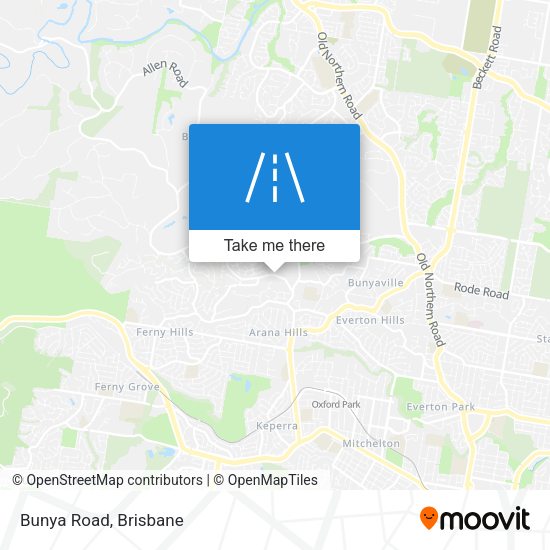 Bunya Road map