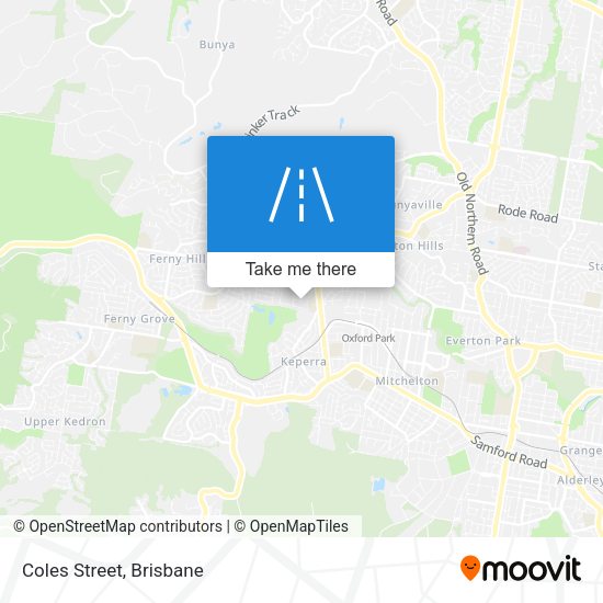Coles Street map