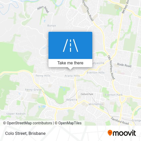 Colo Street map