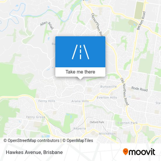 Hawkes Avenue map