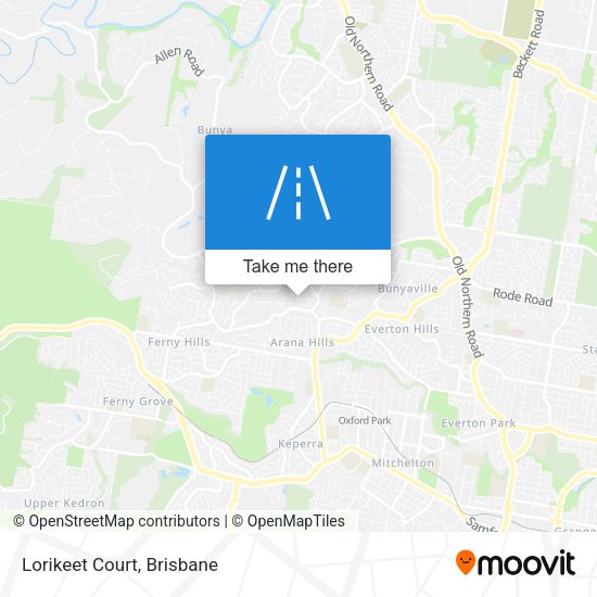 Lorikeet Court map