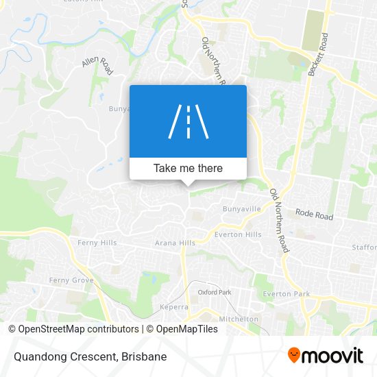 Quandong Crescent map