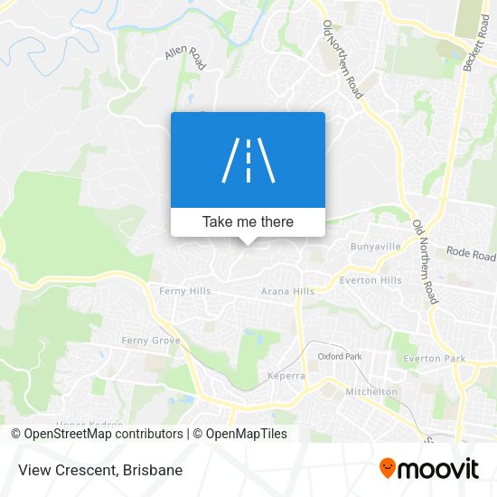 View Crescent map