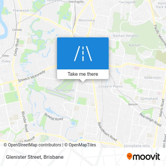 Glenister Street map
