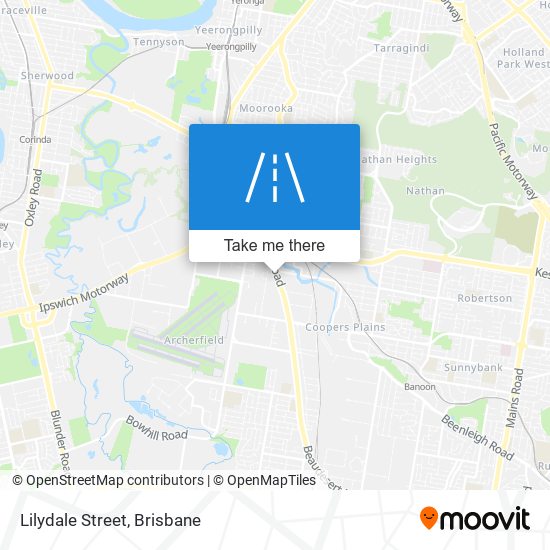 Mapa Lilydale Street