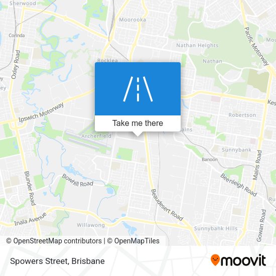 Spowers Street map