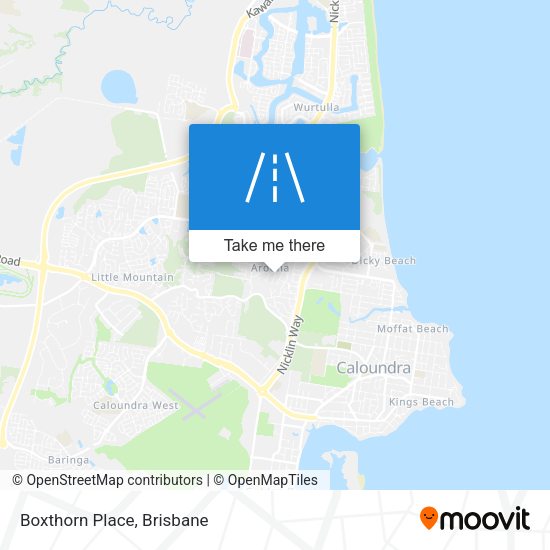 Boxthorn Place map