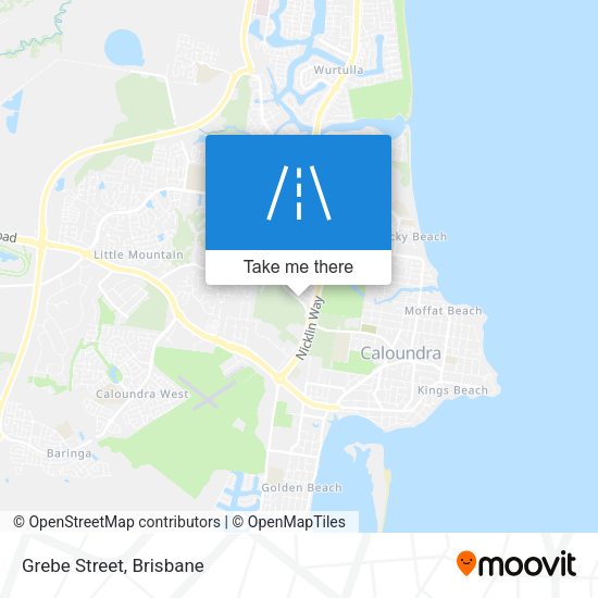 Grebe Street map