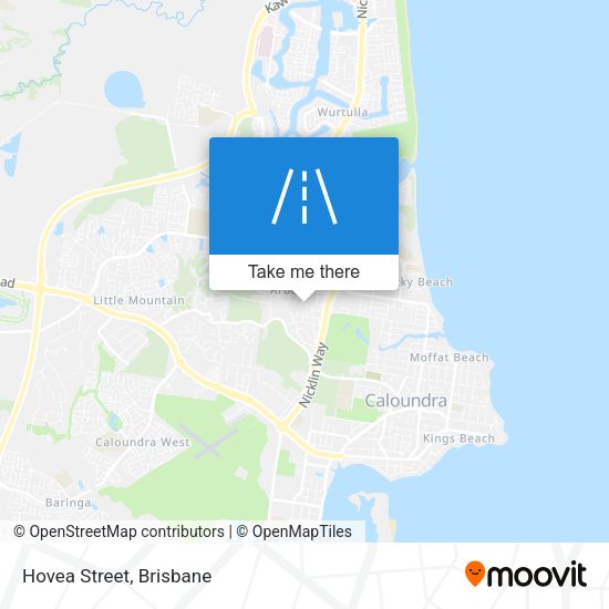Hovea Street map