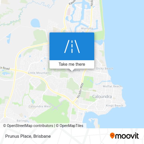 Prunus Place map