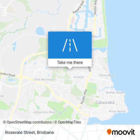 Rosevale Street map