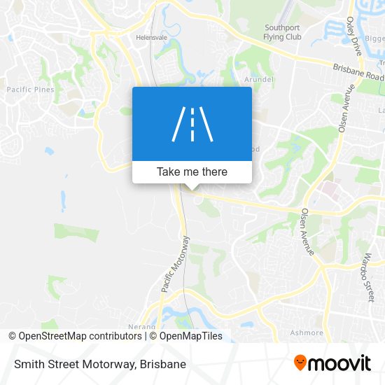 Smith Street Motorway map