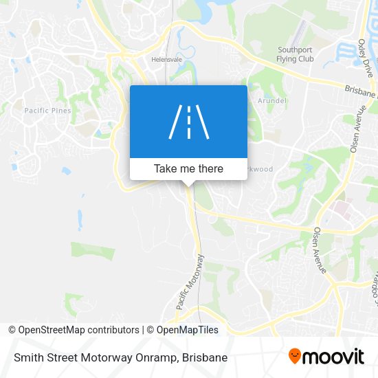 Smith Street Motorway Onramp map