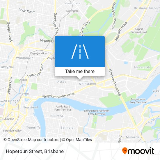 Mapa Hopetoun Street