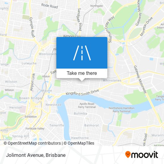 Jolimont Avenue map