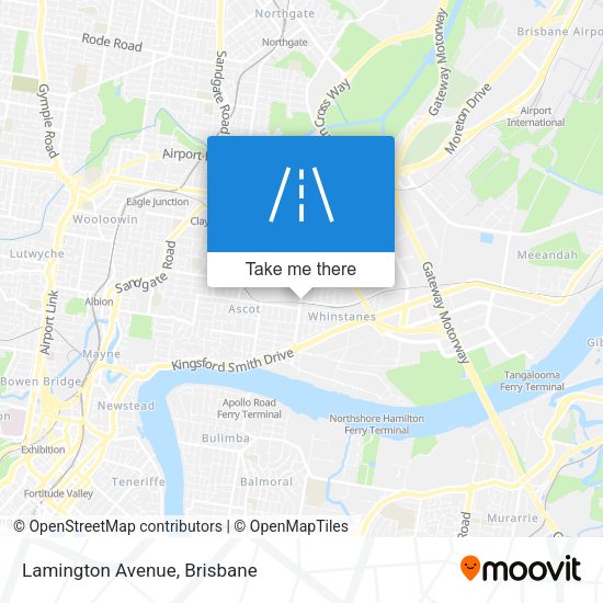 Lamington Avenue map