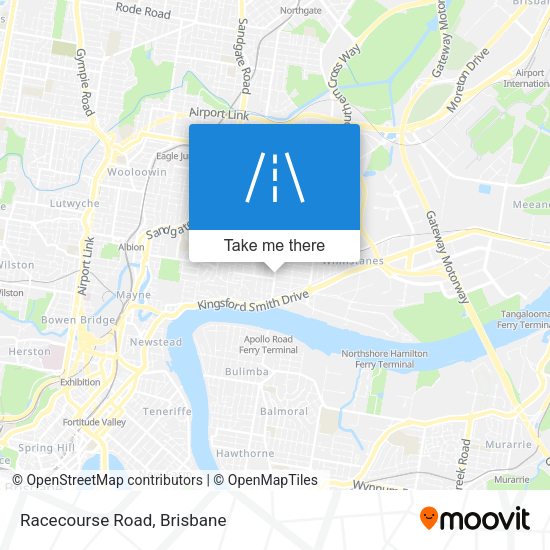 Racecourse Road map