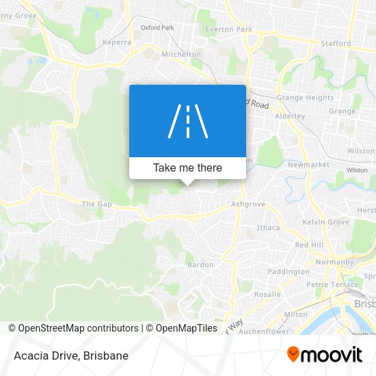 Acacia Drive map