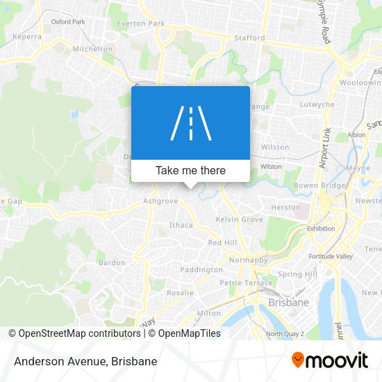Anderson Avenue map