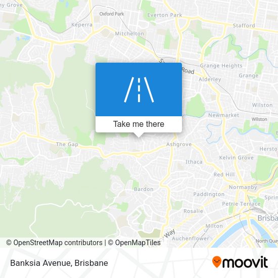 Banksia Avenue map