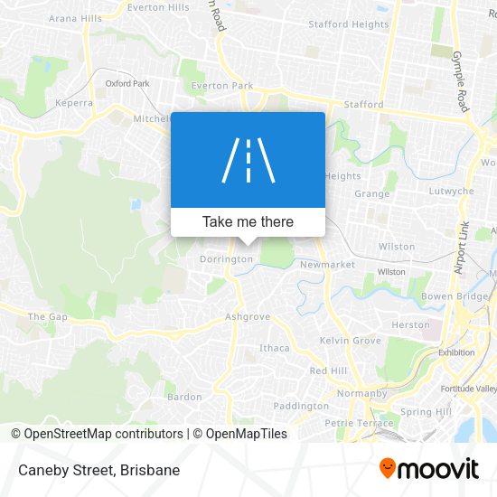 Caneby Street map