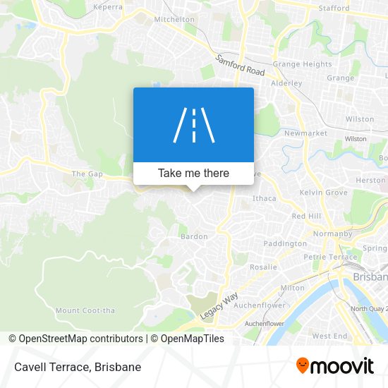Cavell Terrace map