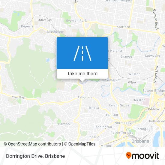 Dorrington Drive map