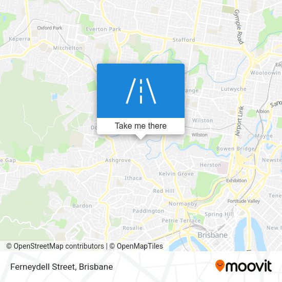 Ferneydell Street map