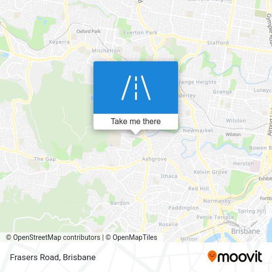 Frasers Road map