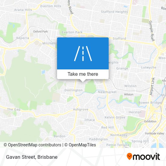 Gavan Street map