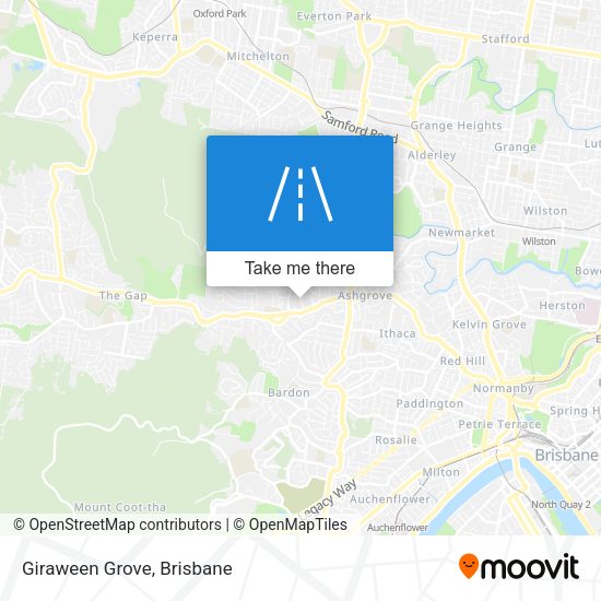 Giraween Grove map