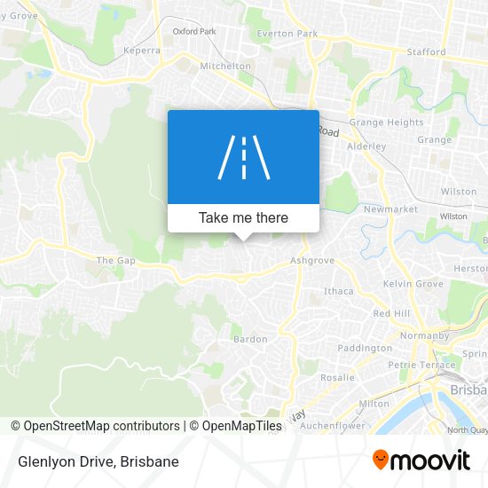 Glenlyon Drive map