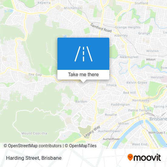 Harding Street map