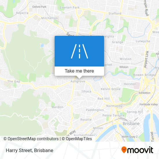 Harry Street map