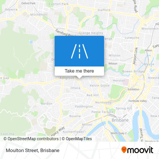 Moulton Street map