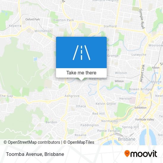 Toomba Avenue map
