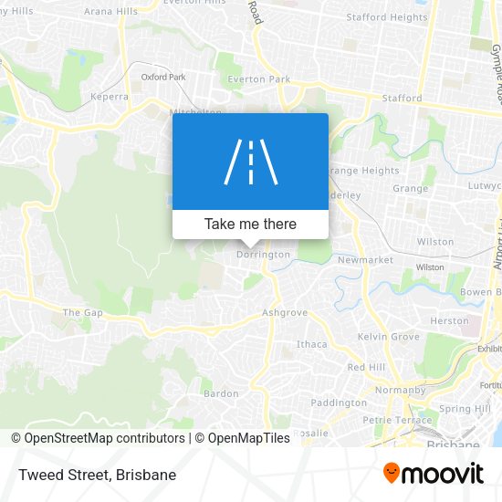 Tweed Street map