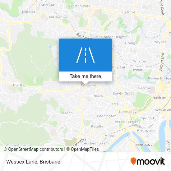 Wessex Lane map