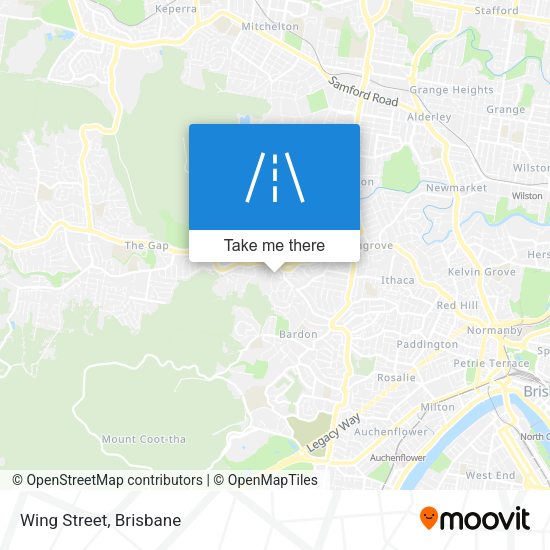 Wing Street map