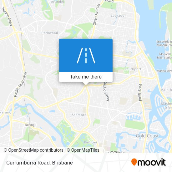Currumburra Road map