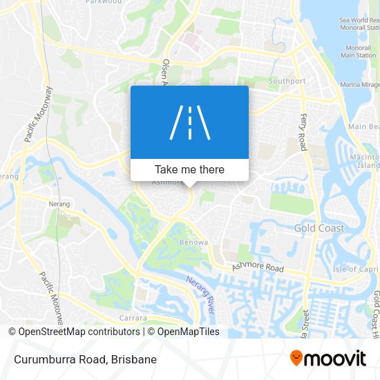 Curumburra Road map